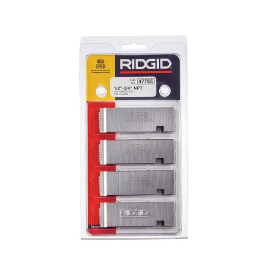 RIDGID 47765 Threading Machine Dies - Right-Handed High-Speed NPT - 1/2-3/4