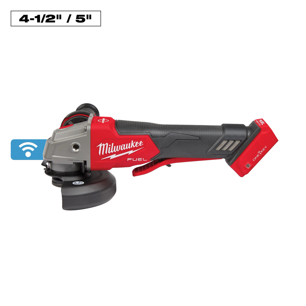 M18 FUEL 4-1/2" / 5" Braking Grinder w/ ONE-KEY Paddle Switch, No Lock