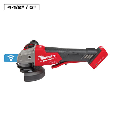 M18 FUEL 4-1/2" / 5" Braking Grinder w/ ONE-KEY Paddle Switch, No Lock