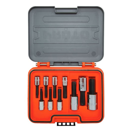 PROTO 3/8 & 1/2 DR 10PC SAE HEX