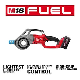 M18 FUEL Compact Pipe Threader w/ ONE-KEY w/ 1/2" - 1-1/4" Compact NPT Forged Aluminum Die Heads