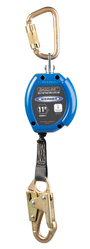 Baseline 11' Web Self-Retracting Lifeline with Snap Hook