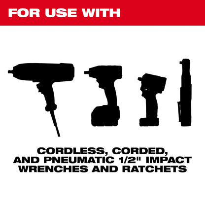 SHOCKWAVE Impact Duty Socket 1/2" Dr 31PC PACKOUT Set