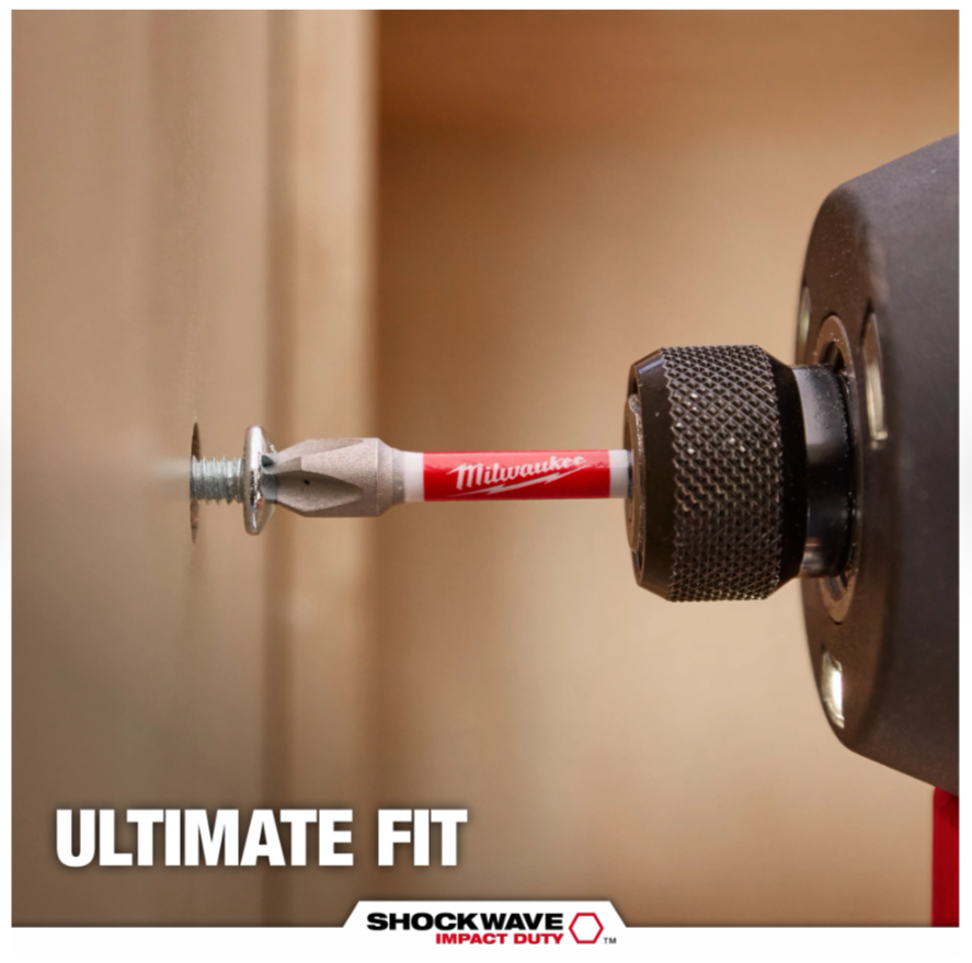 Milwaukee SHOCKWAVEâ„¢ Impact Duty 1" Phillips #2 Insert Bits Bulk 25 48-32-4712