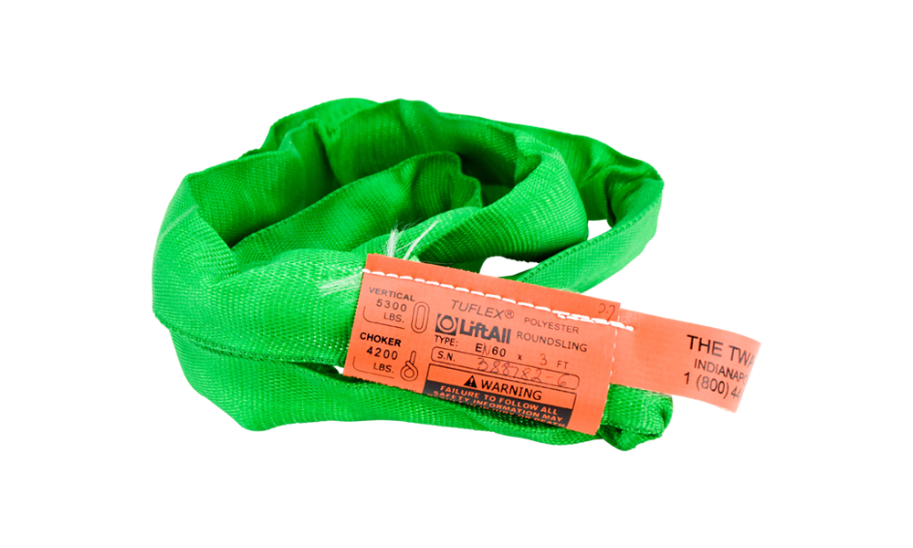 3' GREEN ENDLESS ROUND SLING\ V 5,300 / C 4,200 / B 10,600