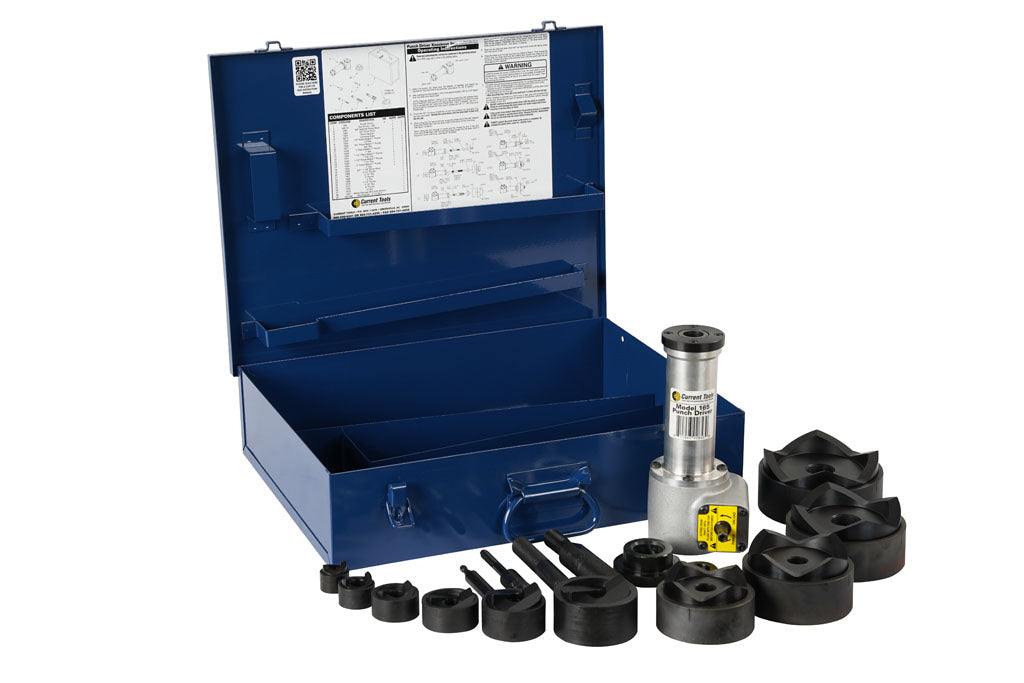 Current Tools 1/2 in x 4 in Piece Maker Drill Driven Knockout Set (164PM)