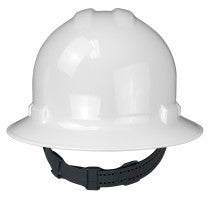 Radians Quartz Full Brim Hard Hat, Ratchet, White, Hargrave Logo (QHR6-WHITE)