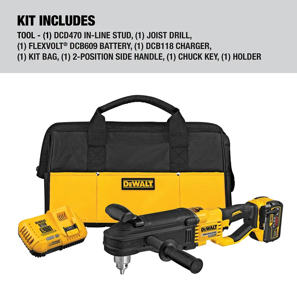 DeWalt 60V MAX IN-LINE STUD&JOIST DRL KIT