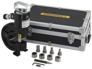 Enerpac 35 Ton Punch, w/ 4 Punch & Die Sets