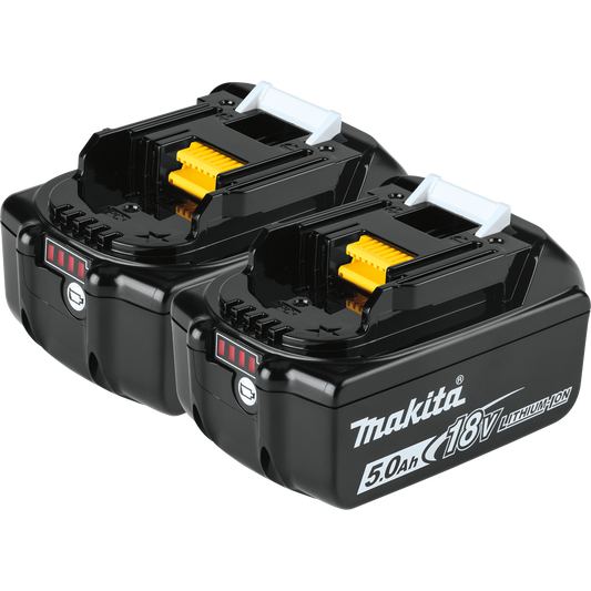 Makita 18V LXT BL1850 5.0Ah Lithium-Ion Battery (2-Pack)