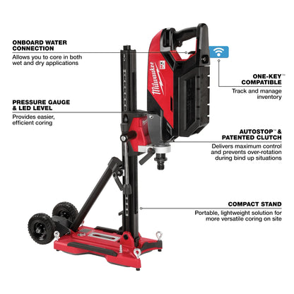 Milwaukee MX FUEL™ Handheld Core Drill Kit w/ Stand (MXF301-2CXS)