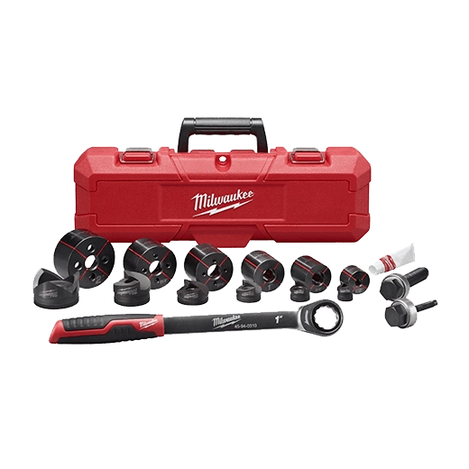 Milwaukee EXACT 1/2" to 2" Hand Ratchet Knockout Set