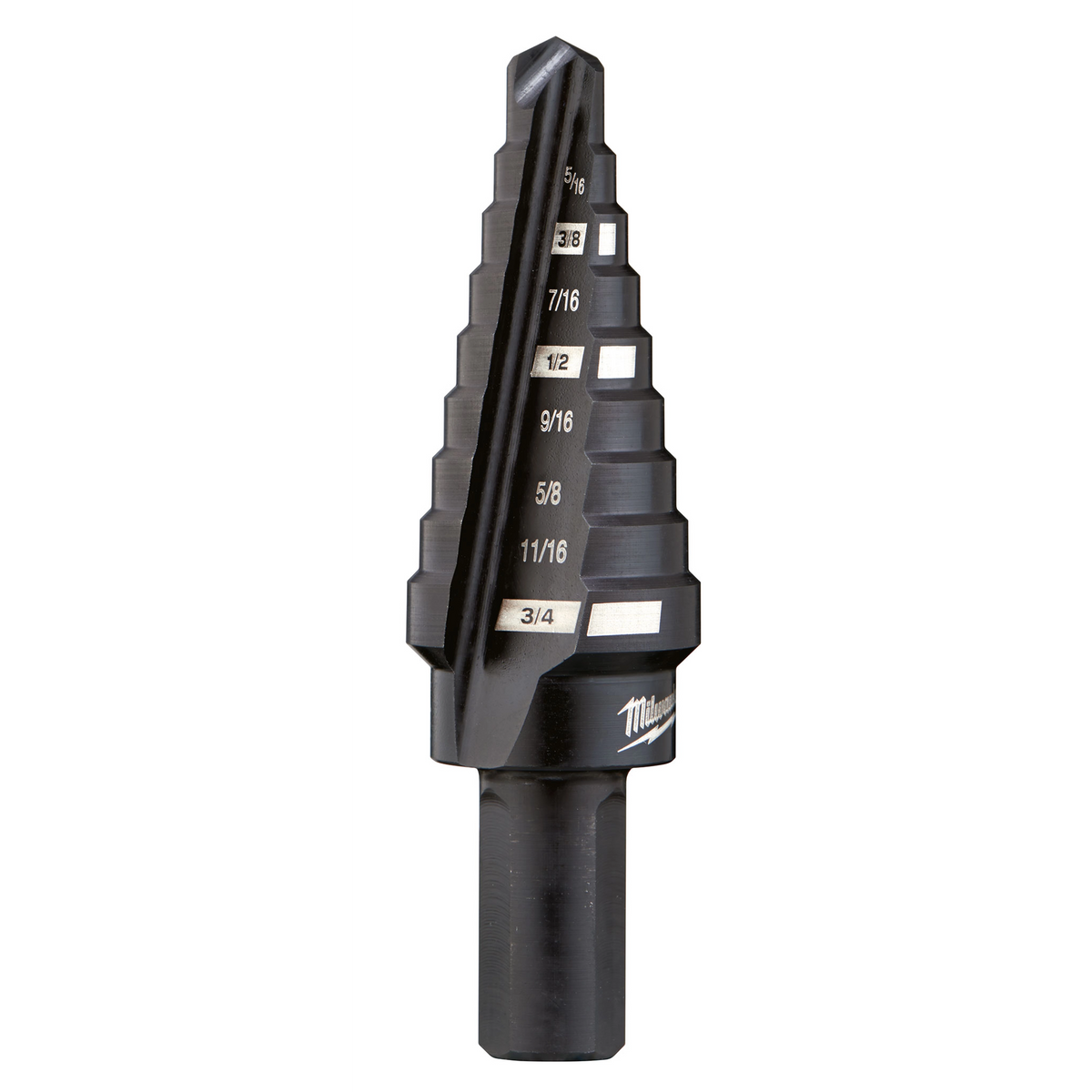 Milwaukee #3 Step Drill Bit, 1/4" - 3/4" by 1/16" (48-89-9203)