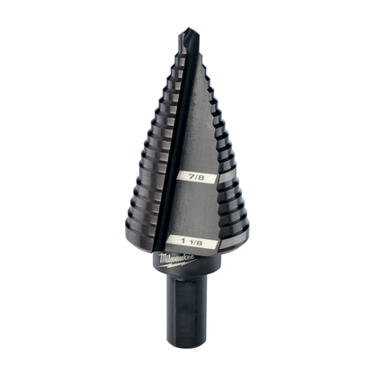 Milwaukee #9 Step Drill Bit, 7/8" & 1-1/8" (48-89-9209)