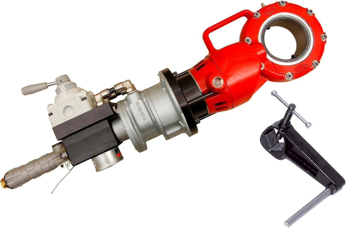 Reed 700APD Pneumatic Power Drive Set with Safety Arm and Six 1/2"-2" NPT Dropheads (700APDSET)