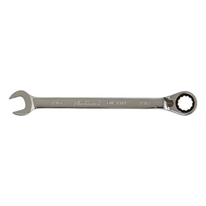 Blackhawk by Proto® Full Polish Combination Reversible Ratcheting Wrench 7/16" - 12 Point