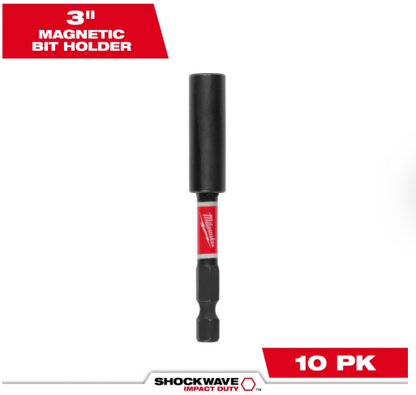 Milwaukee SHOCKWAVE™ 3" Impact Duty Magnetic Bit Holder 48-32-4505