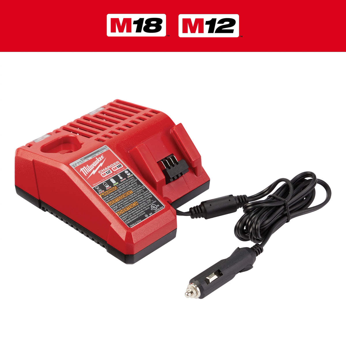Milwaukee M18™ / M12™ Vehicle Charger (48-59-1810)