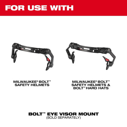 10pk Gasketed Eye Visor Replacement Lenses (Milwaukee® BOLT™ Safet... (MIL48-73-1455)