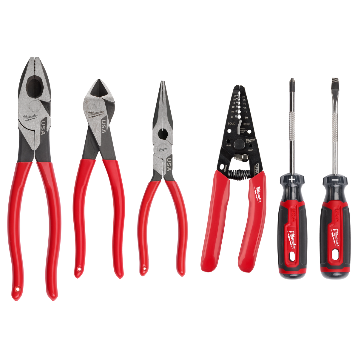 6PC Pliers/Stripper/Screwdriver Set (USA)