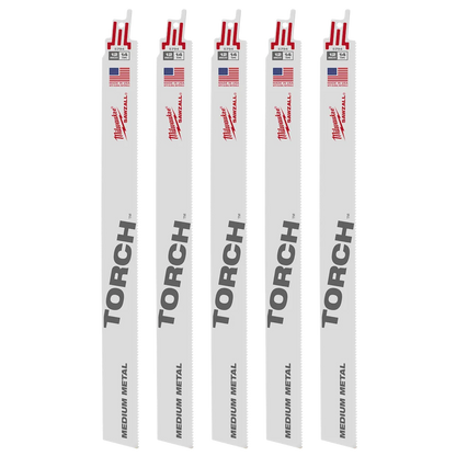 Milwaukee 12" 14 TPI The Torch™ SAWZALL® Blades (5 Pk) (48-00-5794)