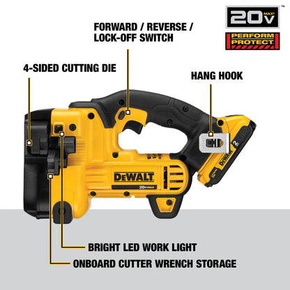 DeWalt 20V CORDLESS THREADED ROD CUTTER KIT