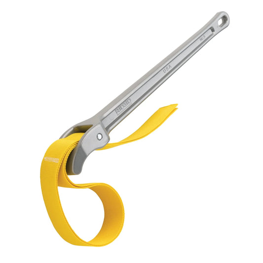 RIDGID No. 5P Aluminum Strap Wrench for Plastic Pipe, 18 in. (31370)