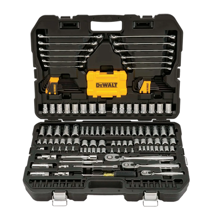 DeWalt 168PC 14/38/12DR SOCKET SET W/PTA BOX