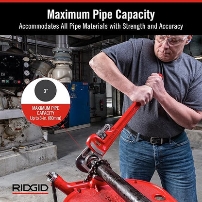 RIDGID 24" Heavy-Duty Straight Pipe Wrench 31030
