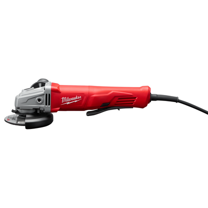 Milwaukee 11 Amp Corded 4-1/2 in. Small Angle Grinder Paddle No-Lock (6141-31)