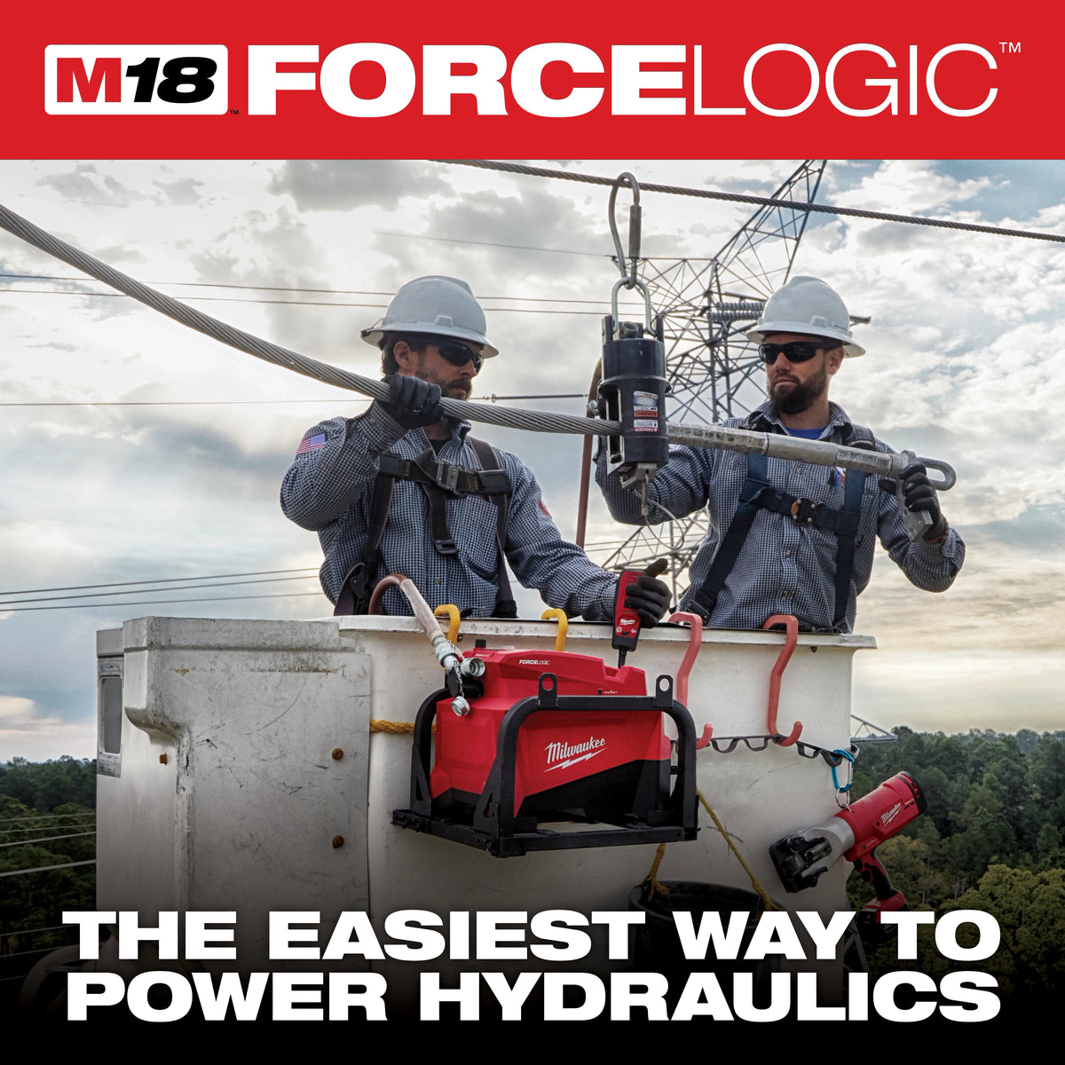M18 FORCE LOGIC 10,000psi Hydraulic Pump Kit