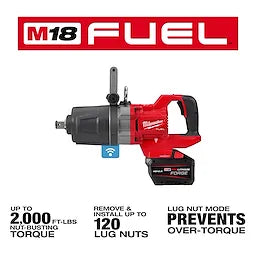 M18 FUEL 1" D-Handle High Torque Impact Wrench w/ ONE-KEY Kit