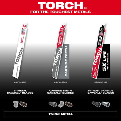 Milwaukee The TORCH™ with CARBIDE TEETH 7T 9L 5PK (48-00-5502)