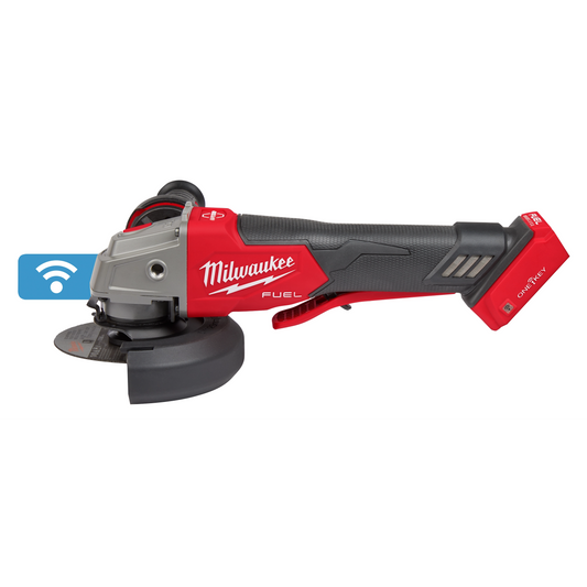Milwaukee M18 FUEL 4-1/2" / 5" Braking Grinder w/ ONE-KEY Paddle Switch, No Lock