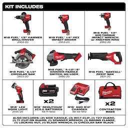 M18 FUEL 7-Tool Combo Kit