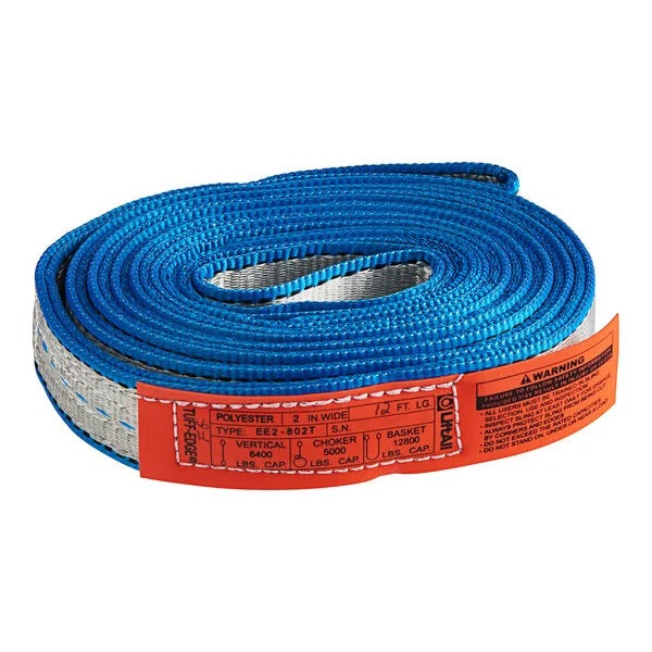 Tuff-Edgeจ III 2" X 20' 2 PLY NYLON SLING..V 6400 / C 5000 / B 12,800