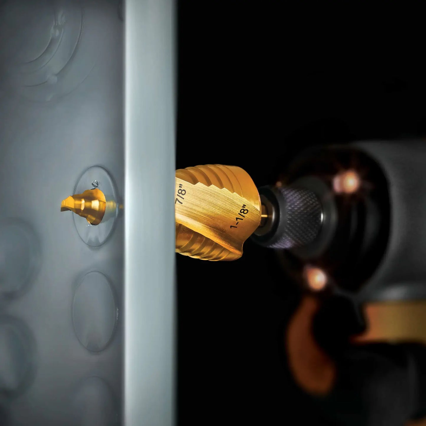 DeWalt 7/8", 1-1/8" IMPACT READY STEP DRILL BIT