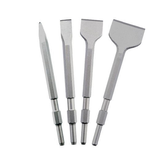 Round Hex Shank 1' x 12' Flat Chisel